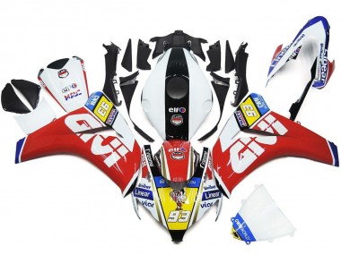 93 Chiffre Blanc & Rouge 2008-2011 Honda CBR1000RR Carénage Moto