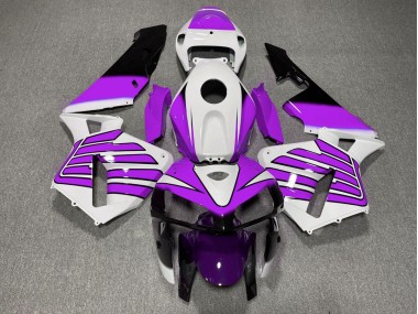 Ailes Violettes & Blanches 2005-2006 Honda CBR600RR Carénage Moto