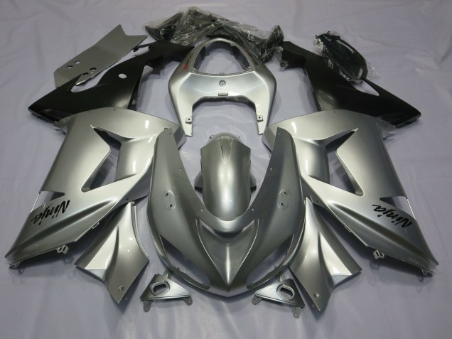 Argent 2006-2007 Kawasaki ZX10R Carénage Moto Argent 2006-2007 Kawasaki ZX10R Carénage Moto