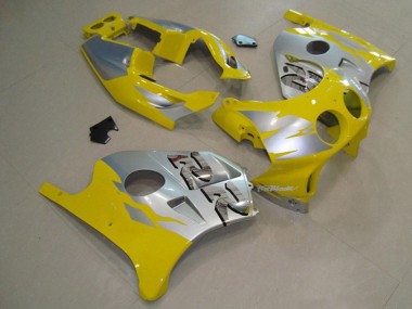 Argent Jaune 1990-1998 Honda CBR250RR Carénage Moto