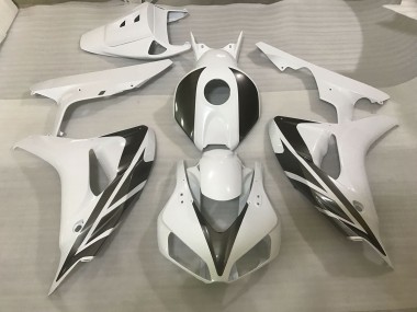 Blanc Brillant 2006-2007 Honda CBR1000RR Carénage Moto