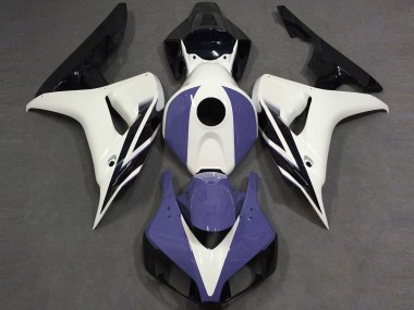 Blanc Brillant Bleu & Noir 2006-2007 Honda CBR1000RR Carénage Moto