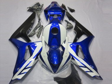 Bleu Brillant & Argent 2006-2007 Honda CBR1000RR Carénage Moto