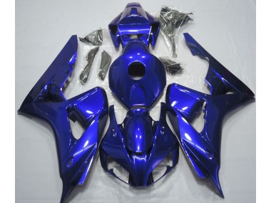 Bleu Uni 2006-2007 Honda CBR1000RR Carénage Moto