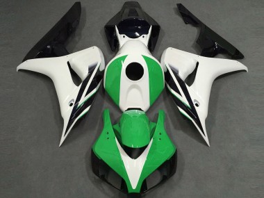 Brillant Blanc Vert Noir 2006-2007 Honda CBR1000RR Carénage Moto