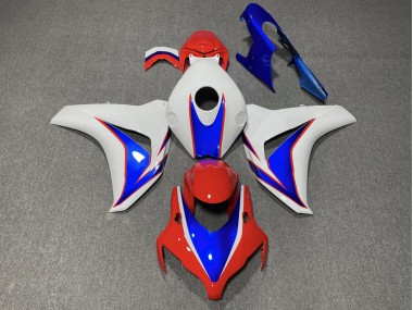 Brillant Rouge & Bleu 2008-2011 Honda CBR1000RR Carénage Moto