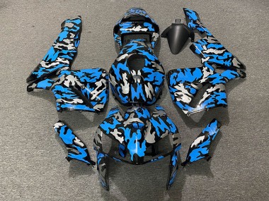 Camouflage & Bleu 2005-2006 Honda CBR600RR Carénage Moto