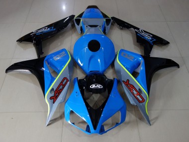 Cbr Personnalisé Bleu & Noir 2006-2007 Honda CBR1000RR Carénage Moto