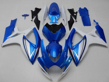 Carénages Moto Suzuki GSXR 600/750 2006-2007 - Blanc Bleu