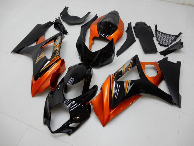 Carénage Moto Suzuki GSXR 1000 2007-2008 - Orange Noir