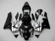 Carénages Moto Honda CBR600RR 2003-2004 - Argent Noir Brillant Bande