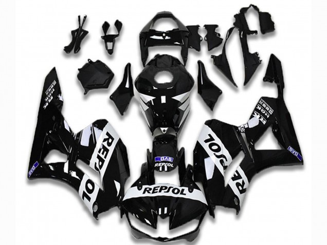 Carénages Moto Honda CBR600RR 2013-2023 - Noir Brillant Blanc Repsol