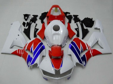 Kits Carénage Moto ABS Honda CBR600RR 2013-2023 - Blanc Rouge Bleu
