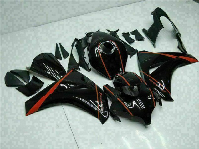 Carénages Moto Honda CBR1000RR 2008-2011 - Noir Brillant Rouge