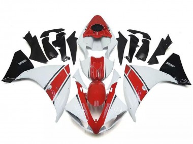 Carénages Moto Yamaha YZF R1 2009-2011 - Blanc Rouge Noir
