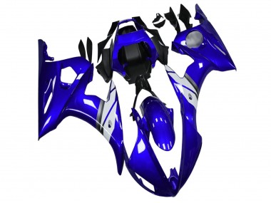Carénages Moto Yamaha YZF R6 2003-2004 - Bleu Blanc