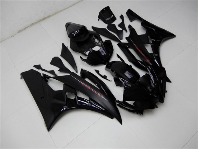 Kits Carénage Moto Yamaha YZF R6 2006-2007 - Noir Brillant Noir Mat