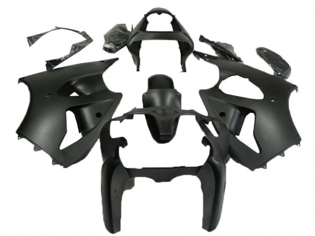 Carénages Moto Kawasaki ZX6R 2000-2002 - Noir Mat