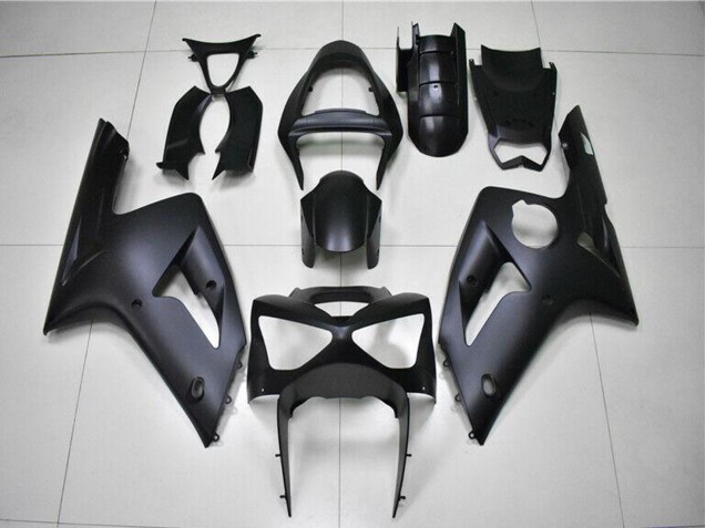 Carénages Moto Kawasaki ZX6R 2003-2004 - Noir Mat