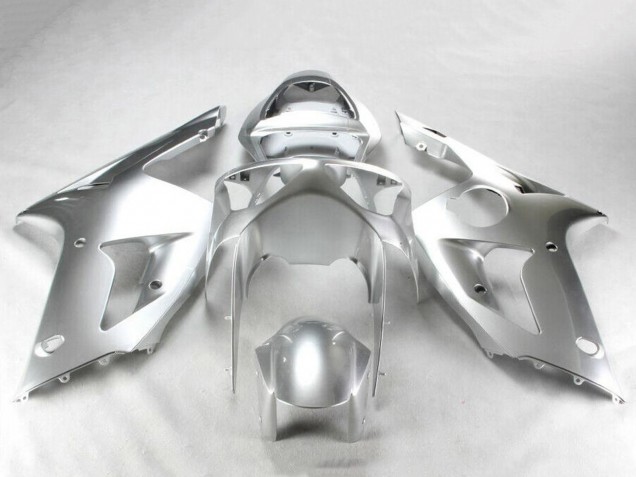 Kits Carénage Moto Kawasaki ZX6R 2003-2004 - Argent