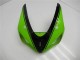 Carénage Moto Kawasaki ZX6R 2005-2006 - Vert Noir Brillant