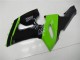Carénage Moto Kawasaki ZX6R 2005-2006 - Vert Noir Brillant