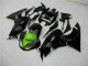 Carénages Moto Kawasaki ZX6R 2009-2012 - Noir Brillant Vert