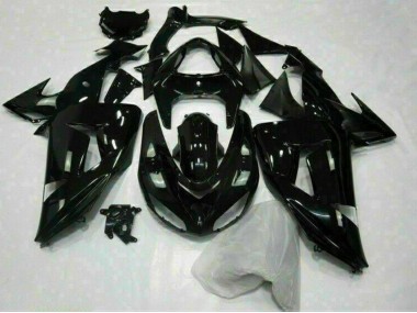 Carénage Moto Kawasaki ZX10R 2006-2007 - Noir Brillant
