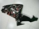 Kits Carénage Moto Kawasaki ZX10R 2006-2007 - Noir Brillant Rouge Flamme