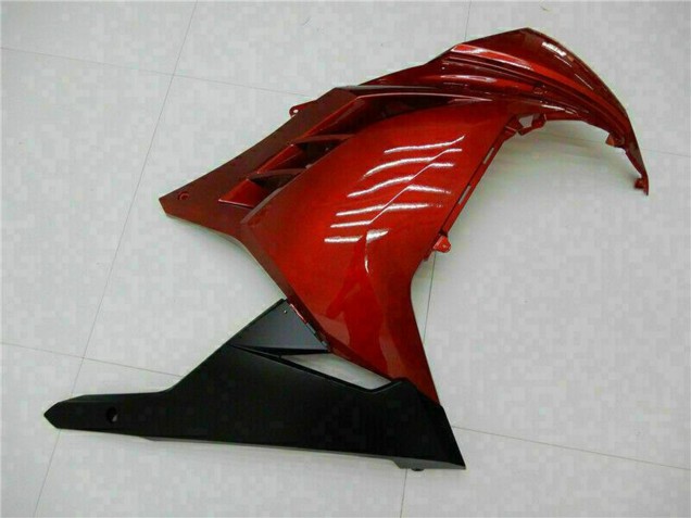Carénages Moto Kawasaki Ninja 300 EX300R 2013-2024 - Rouge Noir