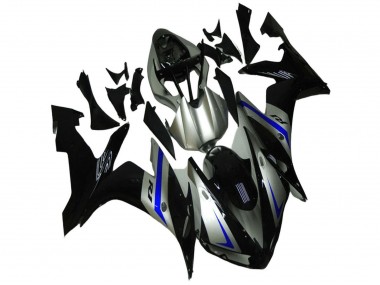 Carénages Moto Yamaha YZF R1 2004-2006 - Argent Bleu Noir