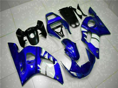 Carénages Moto Yamaha YZF R6 1998-2002 - Bleu Blanc
