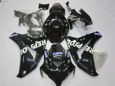 Carénages Moto Honda CBR1000RR 2008-2011 - Noir Brillant Bleu Blanc Repsol