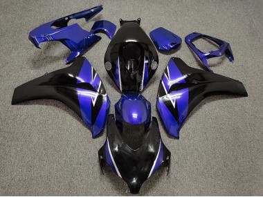 Carénage Moto Honda CBR1000RR 2008-2011 - Bleu Noir Brillant