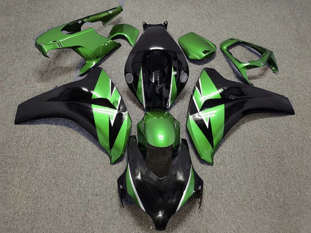 Carénage Moto Honda CBR1000RR 2008-2011 - Vert Noir Brillant
