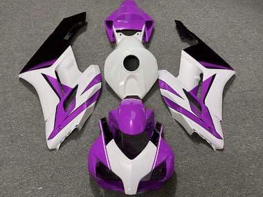 Carénages Moto Honda CBR1000RR 2004-2005 - Blanc Violet Noir Brillant
