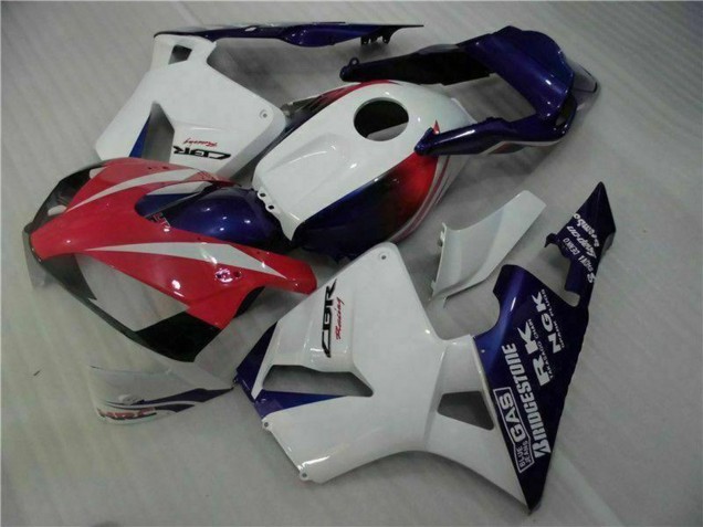 Carénage Moto Honda CBR600RR 2003-2004 - Blanc Rouge Bleu