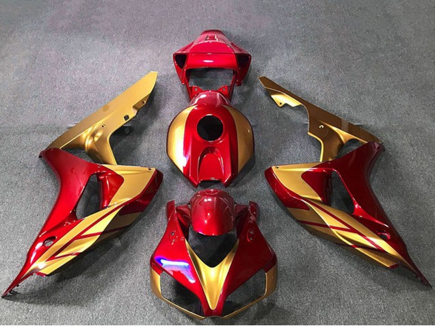 Carénages Moto Honda CBR1000RR 2006-2007 - Or Rouge