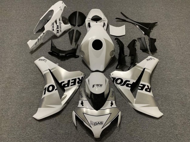 Carénages Moto Honda CBR1000RR 2008-2011 - Blanc Argent Noir Repsol