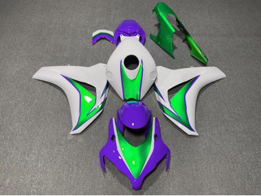 Carénages Moto Honda CBR1000RR 2008-2011 - Blanc Vert Violet The Joker