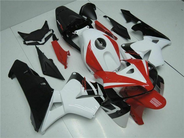 Kits Carénage Moto Honda CBR600RR 2005-2006 - Blanc Rouge Noir