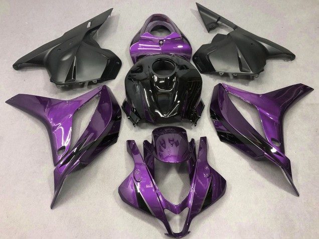 Carénages Moto Honda CBR600RR 2009-2012 - Violet Noir Brillant OEM Style