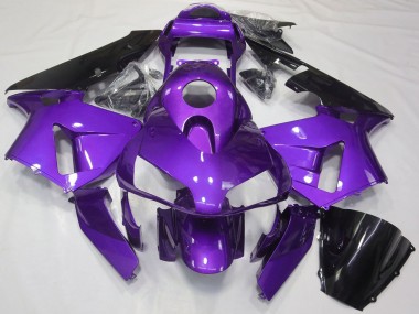 Carénage Moto Honda CBR600RR 2003-2004 - Violet Noir Brillant