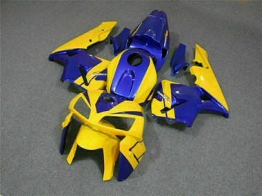 Carénages Moto Honda CBR600RR 2005-2006 - Jaune Bleu