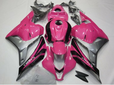 Carénages Moto Honda CBR600RR 2009-2012 - Argent Rose Noir Brillant OEM Style