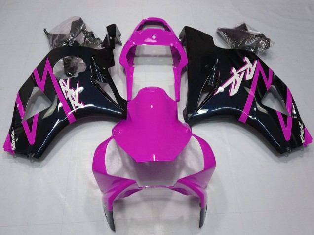 Kits Carénage Moto ABS Honda CBR954RR 2002-2003 - Rose Noir Brillant