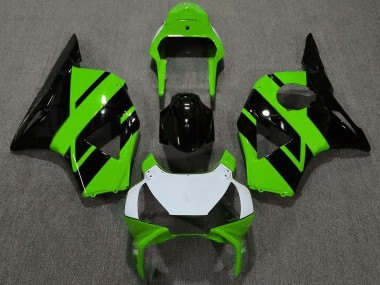 Carénages Moto Honda CBR954RR 2002-2003 - Vert Noir Brillant Blanc Vert OEM Style