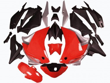 Carénages Moto Honda CBR250RR 2011-2015 - Argent Rouge