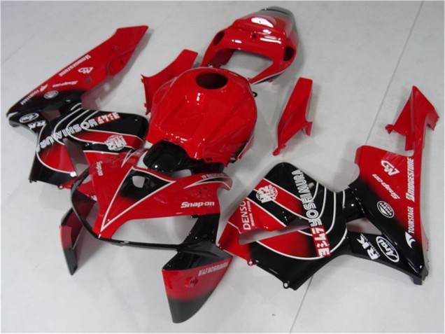 Kit Carénages Moto Honda CBR600RR 2005-2006 - Rouge Noir