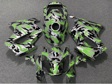 Carénages Moto Honda VFR 800 2002-2013 - Vert Camouflage